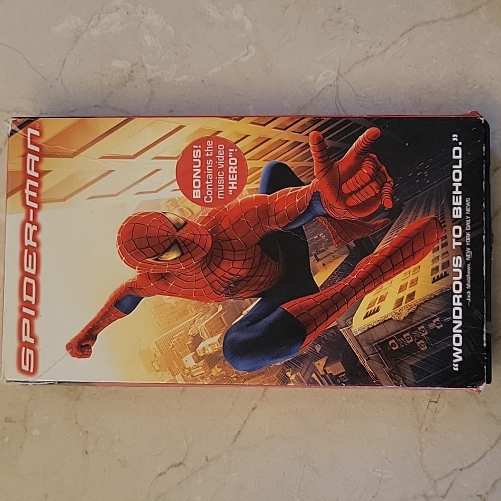 Columbia Pictures Spider-man VHS Tape